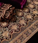 Velura Luxe-Palachi Dupatta Velvet Embroidered 3-PC