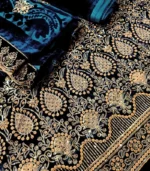 Velura Luxe-Palachi Dupatta Velvet Embroidered 3-PC