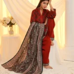 Khaddar Printed 3-PC