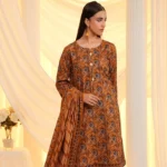 Khaddar Printed 3-PC