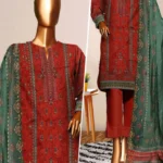 Panel Embroidered Lawn 3-PC