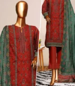 Panel Embroidered Lawn 3-PC