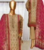 Panel Embroidered Lawn 3-PC