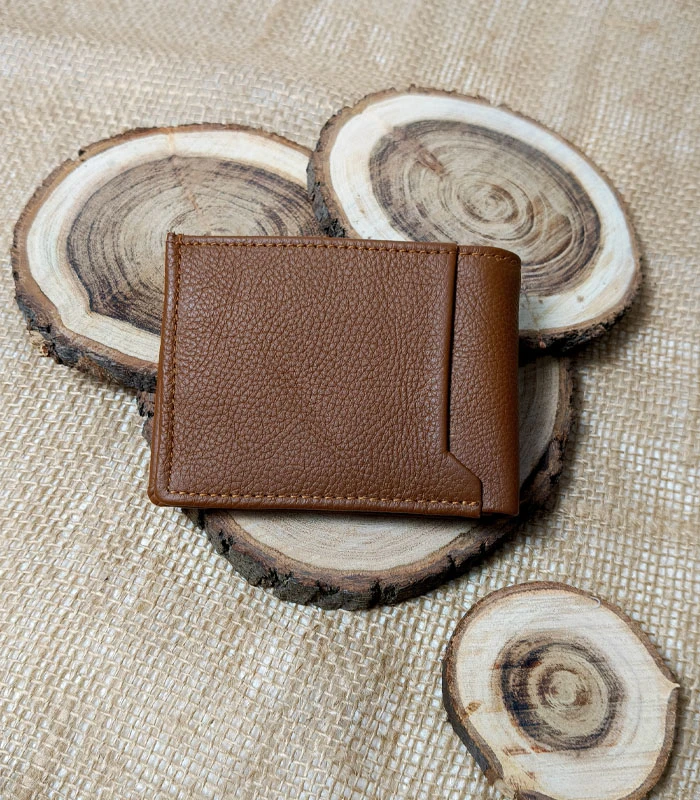 Brown Smart Wallet Texture 1.3 Textured Short Wallet – Matte Finish - Image 3