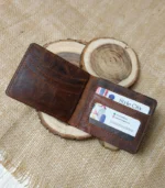 Brown Classic Leather Wallet – Crazy Horse - Image 2