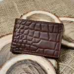 Crocodile Texture Slim Wallet