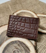 Crocodile Texture Slim Wallet