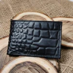 Crocodile Texture Slim Wallet