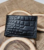 Crocodile Texture Slim Wallet