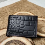 Crocodile Texture Slim Wallet