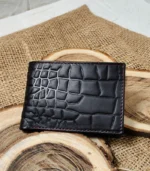 Crocodile Texture Slim Wallet