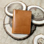 Handmade Vertical Slim Card Holder
