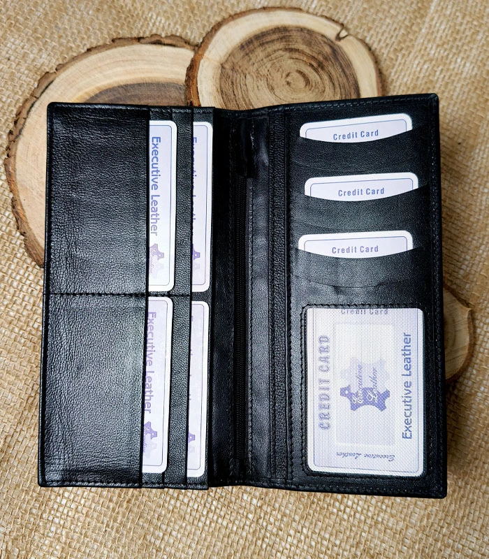 Jafferjees Lonh Wallet 1.2 Minimal Plain Signature Long Wallet - Image 2
