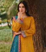 Rangbhari Unstitched Embroidered 3-PC