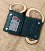 Bifold Magnetic Wallet – Texture Leather - Image 2