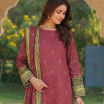 Rangbhari Unstitched Embroidered 3-PC