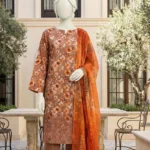 Esra Embroidered Lawn 3-PC