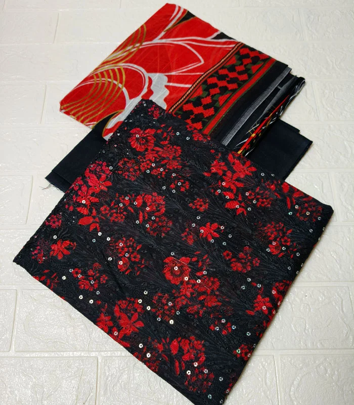 e4 Esra Embroidered Lawn 3-PC - Image 2