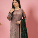 Aneeza Unstitched Embroidered 3-PC