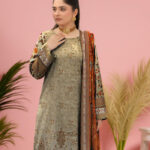 Aneeza Unstitched Embroidered 3-PC