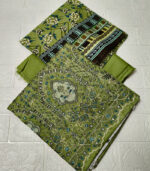 Aneeza Unstitched Embroidered 3-PC - Image 2