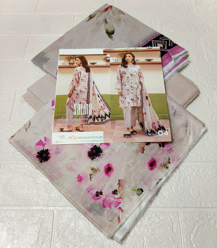 r7.2 Salina Printed Lawn 3-PC - Image 3