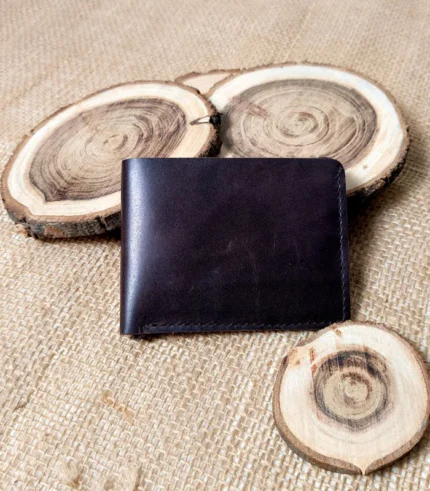 Crazy Horse Leather Wallet with Coin Pocket