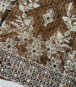 Festive Emb Lawn 3‑PC – Slub Print & Makhmal Dupatta - Image 4