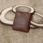 Handmade Dutch Style Leather Wallet – Slim Flap Design