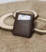 Handmade Dutch Style Leather Wallet – Slim Flap Design - Image 3