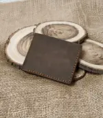Handmade Premium Leather Wallet – Matte Finish | Ostrich Style Interior