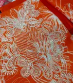 Festive Emb Lawn 3‑PC – Slub Print & Makhmal Dupatta - Image 3