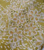 Festive Emb Lawn 3‑PC – Slub Print & Makhmal Dupatta - Image 3