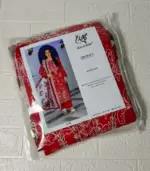 Festive Emb Lawn 3‑PC – Slub Print & Makhmal Dupatta - Image 7