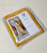 Festive Emb Lawn 3‑PC – Slub Print & Makhmal Dupatta - Image 7
