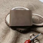Rustic Crunch Artisan Matte Waxed Leather Wallet – Bold Crunch Texture