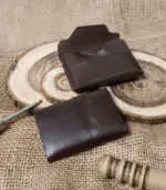 Mini Seamless Card Holder – Fully Handmade Premium Leather - Image 2