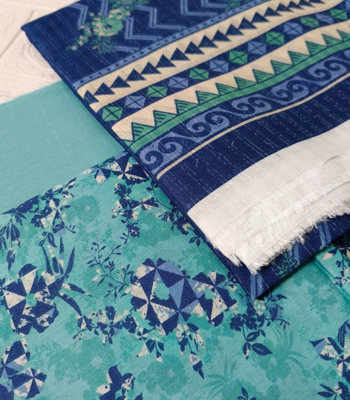 Sohaye D6-3 Sohaye Classic Print – 3-Piece Lawn Suit (Unstitched) with Banadora Dupatta - Image 3