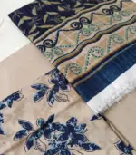 Sohaye Classic Print – 3-Piece Lawn Suit (Unstitched) with Banadora Dupatta - Image 3
