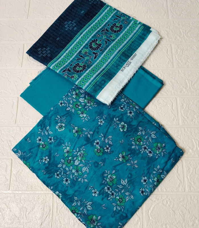 Sohaye D8-1 Sohaye Classic Print – 3-Piece Lawn Suit (Unstitched) with Banadora Dupatta - Image 2