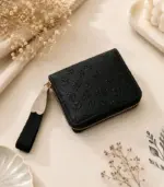 Cherry Blossom Zip Wallet – Korean Style Women's Wallet