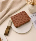 Cherry Blossom Zip Wallet – Korean Style Women's Wallet