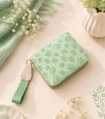 Cherry Blossom Zip Wallet – Korean Style Women's Wallet