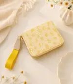 Cherry Blossom Zip Wallet – Korean Style Women's Wallet
